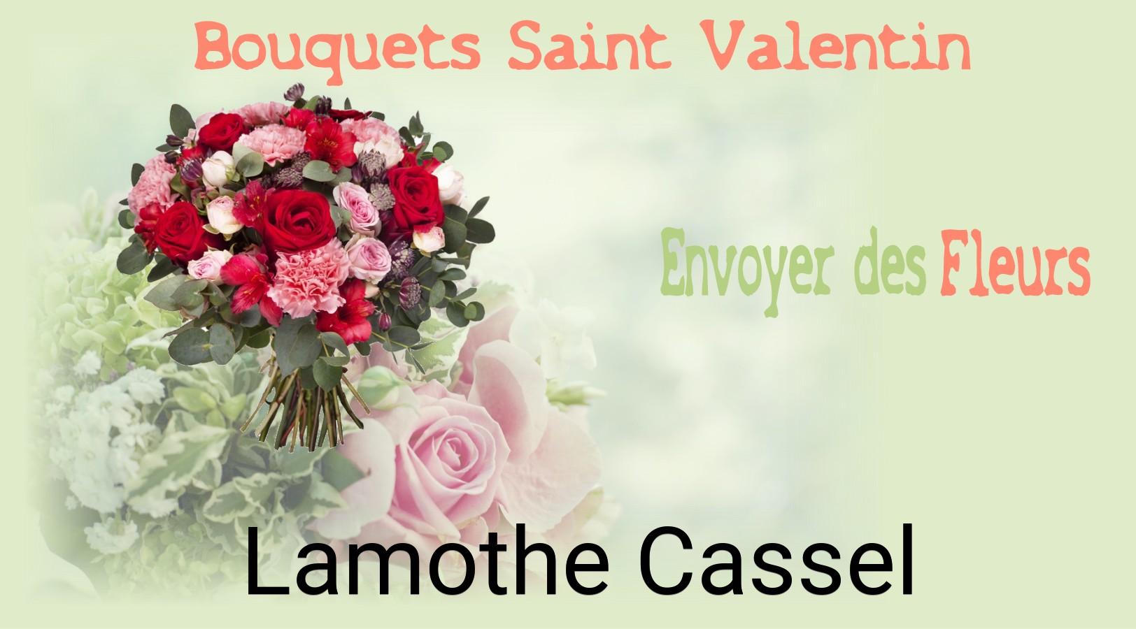 Roses de Saint-Valentin livrées à Lamothe-Cassel